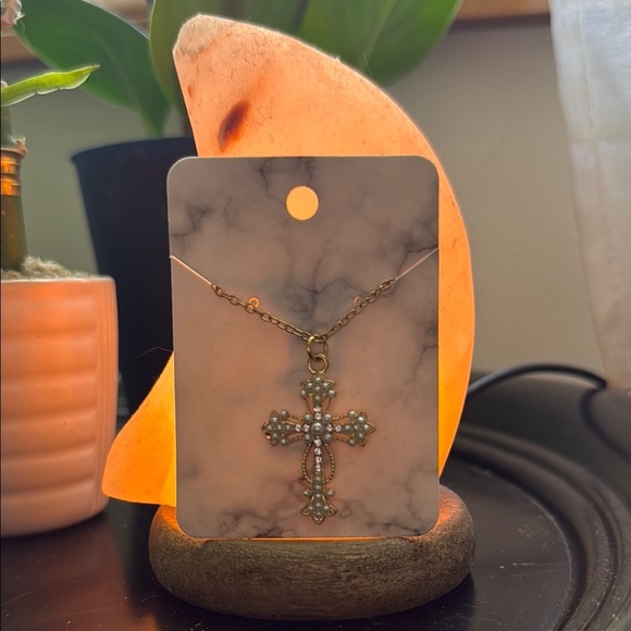 Jewelry - Gold Cross Pendant Necklace